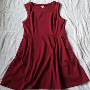 Burgundy Dress